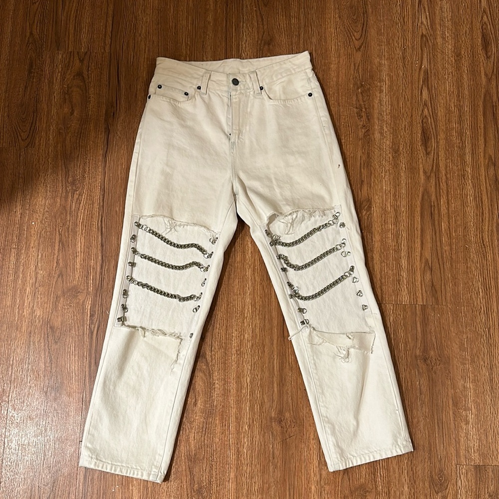 Carmar Denim White Jeans Size 25